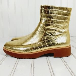 Fitflop Gold Ankle Boots